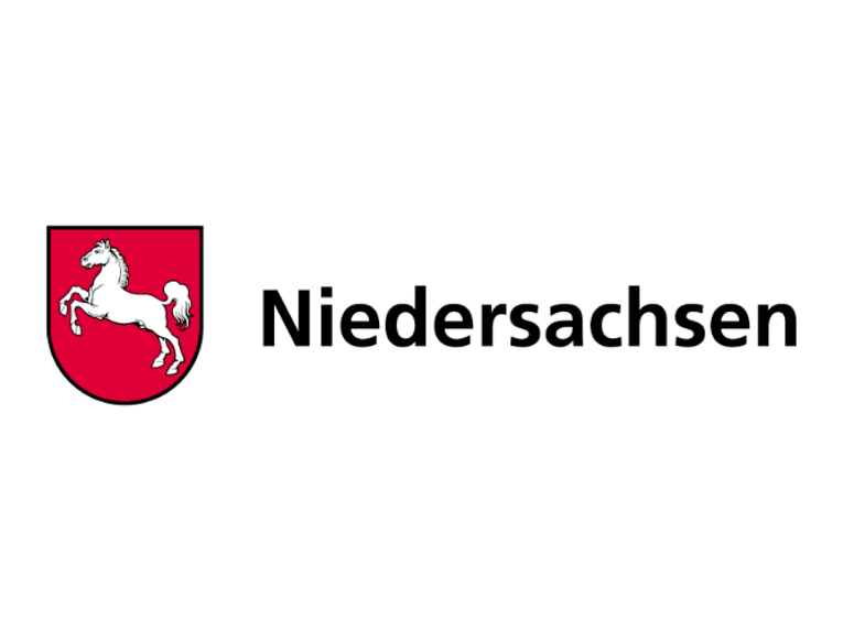 Logo des Landes Niedersachsen mit nebenstehendem Text "Niedersachsen". (Verlinkung auf die Seite des Kultusministeriums)